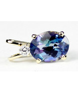 P021, Neptune Garden Topaz, 14KY Gold Pendant - $158.11