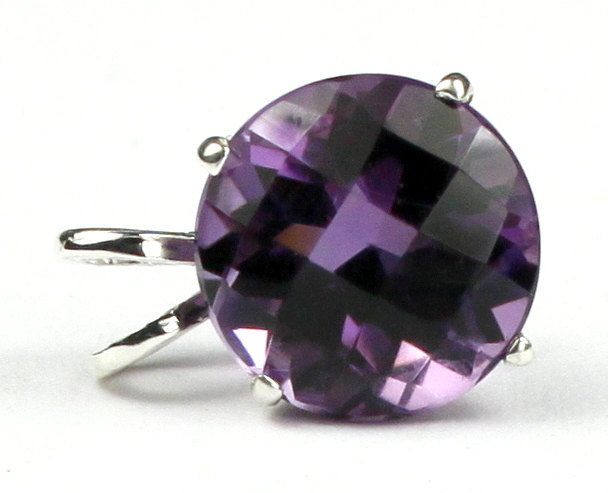SP089, Amethyst, 925 Sterling Silver Pendant