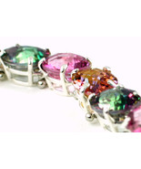 SB003, Mystic Fire, Twilight Fire, Pure Pink Topaz, 925 Sterling Silver ... - £745.17 GBP