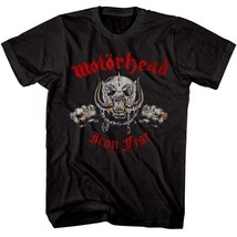 Motorhead Iron Fist Men&#39;s T Shirt Album War-Pig Heavy Metal Rock Band Concert - £22.97 GBP+