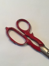 Vintage Gold Medal red-handled 8" kitchen utility scissors image 4