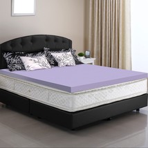 Deco Home 3 Inch King Memory Foam Mattress Topper with, More Restful Sleep - £92.43 GBP
