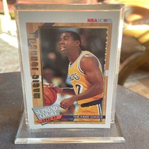Magic Johnson 1992-93 NBA Hoops Supreme Court Card #SC10 Lakers Free Shipping - £1.69 GBP