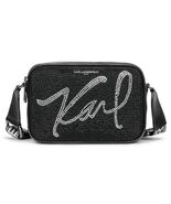 NWT $198 KARL LAGERFELD PARIS Rhinestone Karl Logo Maybelle LH4EO9BJ Han... - €107,99 EUR