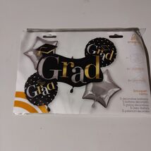 Congrats Grad Balloon Super Shape Mylar Foil Balloon Grad Party  Self-seal - $9.89