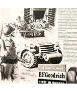 1943 BF Goodrich Tires WW2 Advertisement Military Vehicles Underhill Art... - $757.99 MXN