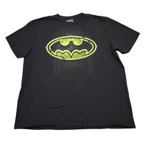 Batman Shirt Mens XL Black Short Sleeve Crew Neck Graphic Print Pullover... - £14.59 GBP