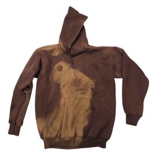 VTG Deadstock Tultex Faded Brown Thermal Lined Hoodie Unusual Fade Mark ... - $3,413.90 MXN