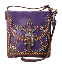 Western Purse Tribal Buckle Concealed Carry Crossbody Women Shoulder Bag... - £24.67 GBP+