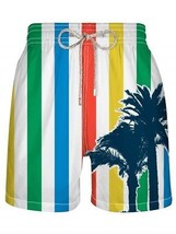 New VILEBREQUIN SM (27-30) swim trunks men&#39;s swimsuit shorts striped Moorea - $164.89