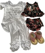 Lot of Baby Girl Clothes 12-24 mo.  5 Pieces, New - $229.52 MXN