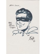 Bob Kane Signed Autographed 5.5x8.5 Original &quot;Robin&quot; Artwork - COA &amp; Hol... - $3,273.17 MXN