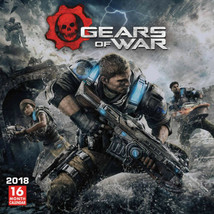 Gears of War Game 16 Month 2018 Fantasy Art Wall Calendar NEW SEALED - £7.78 GBP