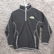 NDSU Bison Fleece Jacket Adult Medium Black Pullover Sweater 1/4 Zip Poc... - €7,94 EUR