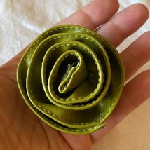 Pregadeira, Broche, Brooch, rosa, verde, rose, vert, 6 cm de comprimento - $169.61 MXN