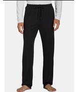 Athletic Works Men&#39;s Jersey Sleep Pants LARGE Pajama Lounge Solid Black ... - $317.60 MXN