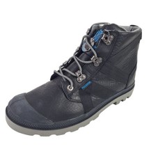  PALLADIUM Pampa Thermal Mid Leather 02910068 Black Hiking Men Boots Size 12 - $72.99