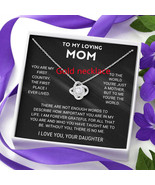 New Eternal Heart Clover Necklace Pendant Cross-border Mother&#39;s Day Vale... - £11.75 GBP