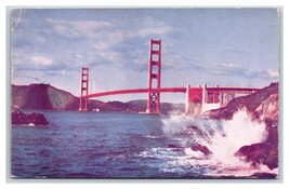 Golden Gate Bridge San Francisco California CA UNP Chrome Postcard C20 - £2.32 GBP
