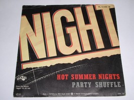 Night Hot Summer Nights 45 Rpm Record German Import With Picture Sleeve - £12.77 GBP