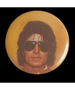 Vintage Michael Jackson Pin back Button 1.5”x 1.5”  - £4.64 GBP