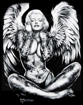 Marilyn Monroe as A Tattooed Winged Lady - $29.99