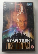 Star Trek First Contact Resistance Is Futile Sci-Fi VHS Video Tape 1997 vtd - £5.81 GBP