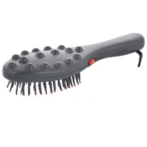 Electric Hair Brush Comb Vibrating Massager Head Massager Battery Powered AP-920 - £15.90 GBP