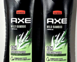 2 Pack Axe Wild Bamboo Refreshing Scent Body Wash 16oz. - £21.70 GBP