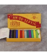An Du Septic Dustless Colored Crayons In Box Binney Smith Crayola - $26.45