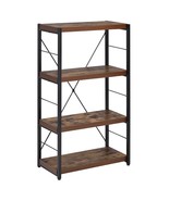 Bob Bookshelf, Weathered Oak &amp; Black Finish - $2,686.19 MXN
