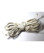 50 Ft Telephone Extension Cable RJ11 White PREOWNED - £4.71 GBP