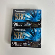 2 Panasonic TC-30 VHS-C Super High Grade 90min SHG Compact Video Cassett... - £10.92 GBP