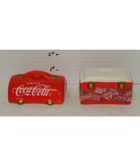 Coca Cola Salt and Pepper Shakers Cooler Red White - €12,94 EUR