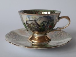 Vintage Coffee Cup &amp; Saucer ST.JOHANN I.T. # 0789 - £6.81 GBP