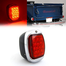 Red LED RH Tail Lamp Lens &amp; Black Housing Assembly for 1940-53 Chevy GMC Truck - £44.72 GBP