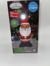 Gemmy 3.5Ft Airblown inflatable African-American Santa in the box￼ NEW - £24.05 GBP