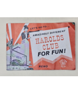 HAROLDS CLUB-For Fun! RENO NV 1935-1961 Pamphlet-Vintage Casino-Advertis... - €13,97 EUR