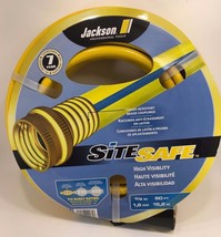 Jakson - Site Safe High Visibility Hose 50-ft x 5/8-in - Yellow - £36.34 GBP