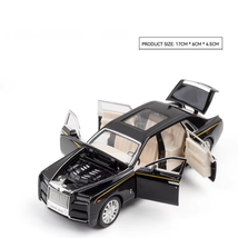 Black 1:32 Rolls Royce Phantom Alloy Luxy Model Car Metal Diecast Vehicl... - £22.35 GBP