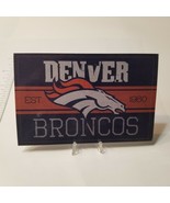 NFL Logo Sticker 6 of 32 Denver Broncos 2016 NFL4834 4&quot;x2.75&quot; - £3.94 GBP