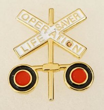 Vintage Railroad Advertising Operation Lifesaver Lapel Pin Norfolk Western N&amp;W - £11.64 GBP