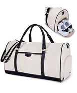 Travel Duffle Bag MISSNINE Canvas Sport Duffle Weekender Bag Overnight Bag - £57.02 GBP