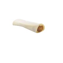 MPP Stuffed Peanut Butter 6 Inch Shin Dog Bones Refillable Nutritious Dental Che - $16.05