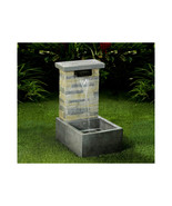 Jeco Stone Finish Water Fall Fountain with LED Light - $437.86 CAD