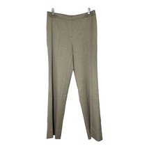 Lafayette 148 Women Brown Wool Blend Trouser Pants Size 10 Altered 31” W... - $24.99