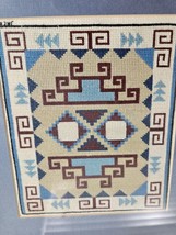 VTG Navajo Art Cross-Stitch Embroidery, Beautiful Native American Handma... - $177.65