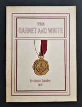 1925 antique GARNET and WHITE freshman WEST CHESTER HIGH SCHOOL pa - £36.99 GBP