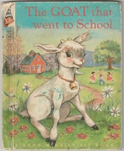 The Goat That Went to School 1952 Elf Book Sally R. Francis Jean Tamburine - $6.92
