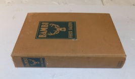 Bambi By Felix Salten Hardcover Book 1929 Publication Grosset &amp; Dunlop - £15.29 GBP